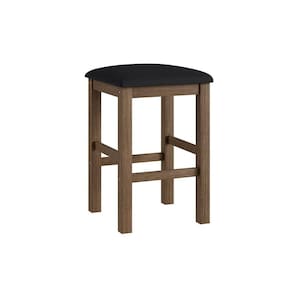 Conjunto De 2 Banquetas Estofadas Móveis Canção 2909 Ameixa Negra