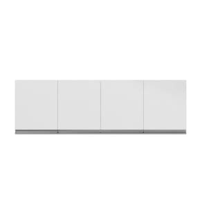 Armário Aéreo Andréia Para Cozinha Com 4 Portas 160 Cm Branco