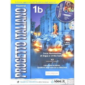Nuovo Progetto Italiano 1B - Libro Dello Studente E Quaderno Degli Esercizi Con Dvd Video E CD Audio