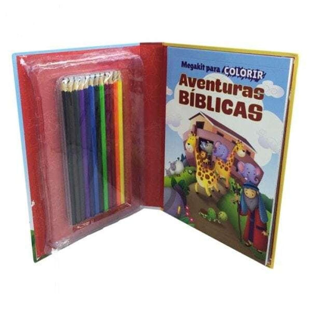 Megakit Para Colorir: Aventuras Bíblicas