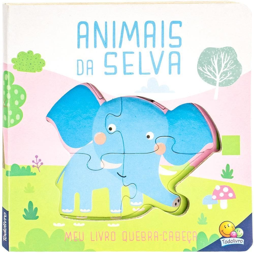 Meu Livro Quebra-Cabeça: Animais Da Selva