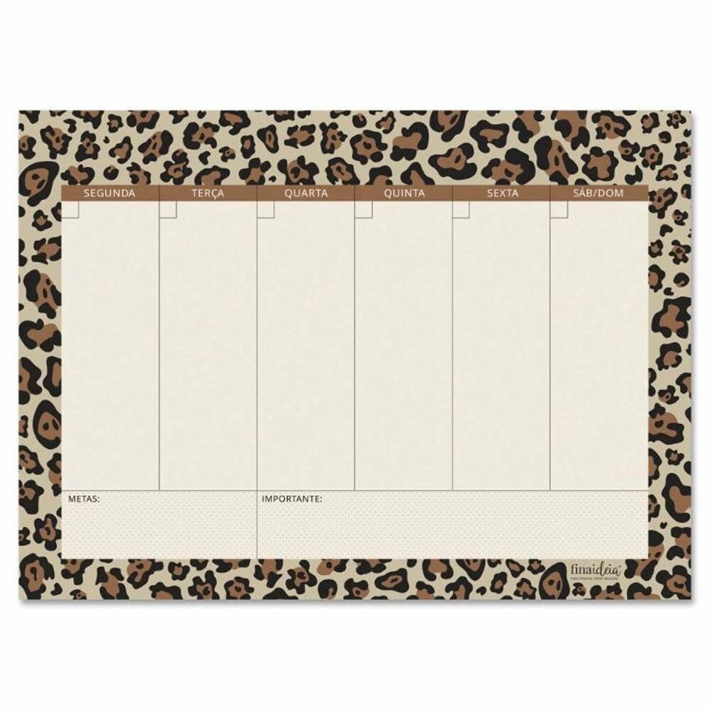 Bloco Semanal 52 Folhas Oncinha