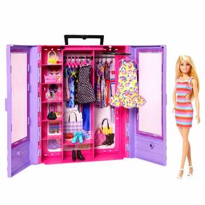 Conjunto e Boneca - Barbie - Armário Closet de Luxo - Mattel