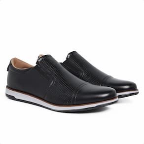 Sapato Masculino Casual Com Elástico Moderno Dia a Dia