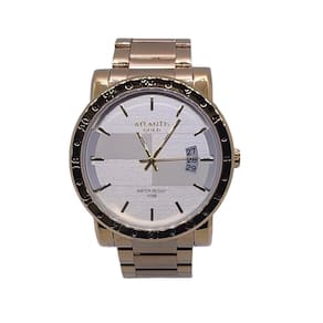 Relógio Atlantis Gold Masculino Social Resistente Água