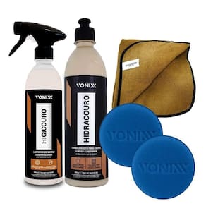 Kit Limpar E Hidratar Couro Vonixx Higicouro + Hidracouro