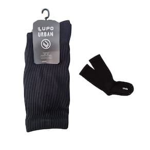Meia Cano Alto Lupo Urban Colors Lisa Algodão Penteado