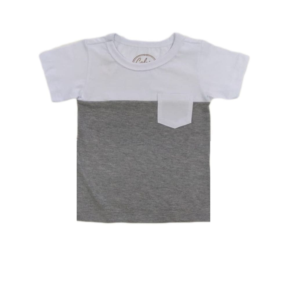 Camiseta Infantil Masculina Com Bolso