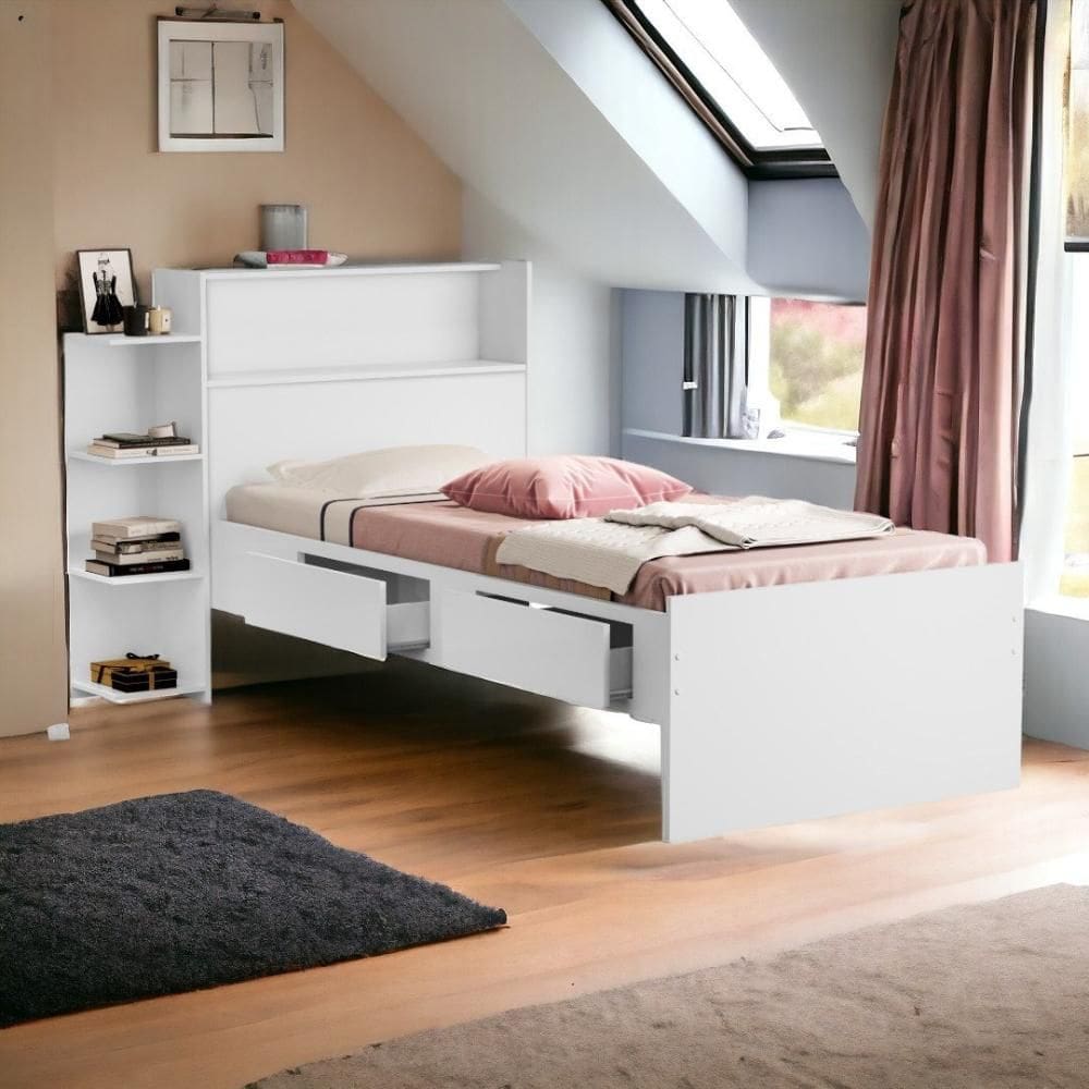 Cama Isa Solteiro Branco Cambel