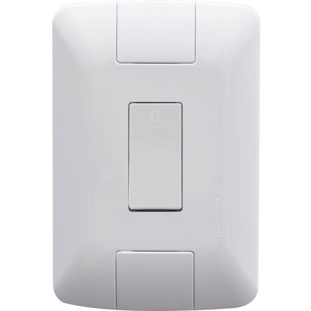Kit 20 Conjunto 4x2 Com 1 Interruptor Bipolar Tramontina 10a