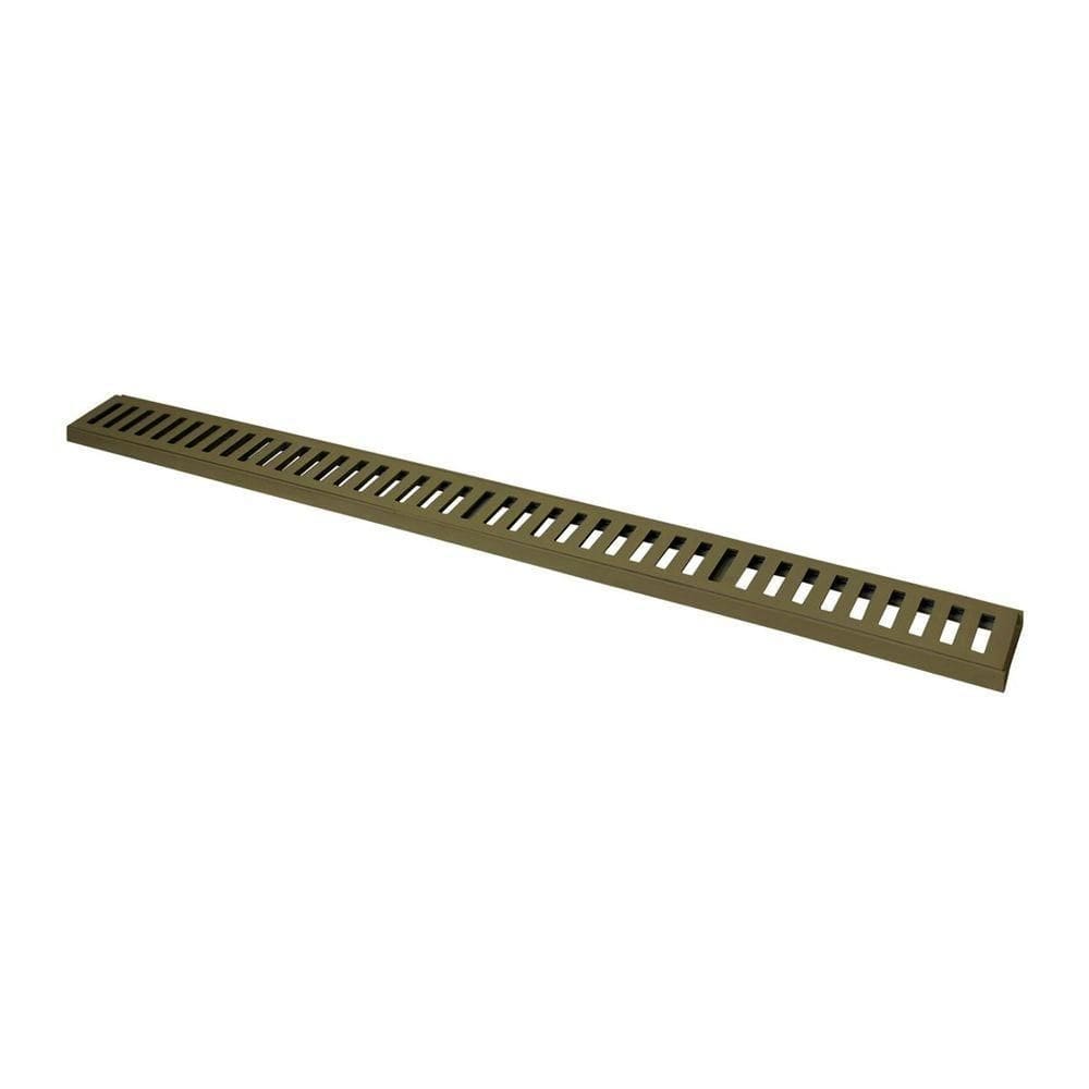 Ralo Grelha Linear Com Caixilho Em Alumínio Fendi 15x100cm