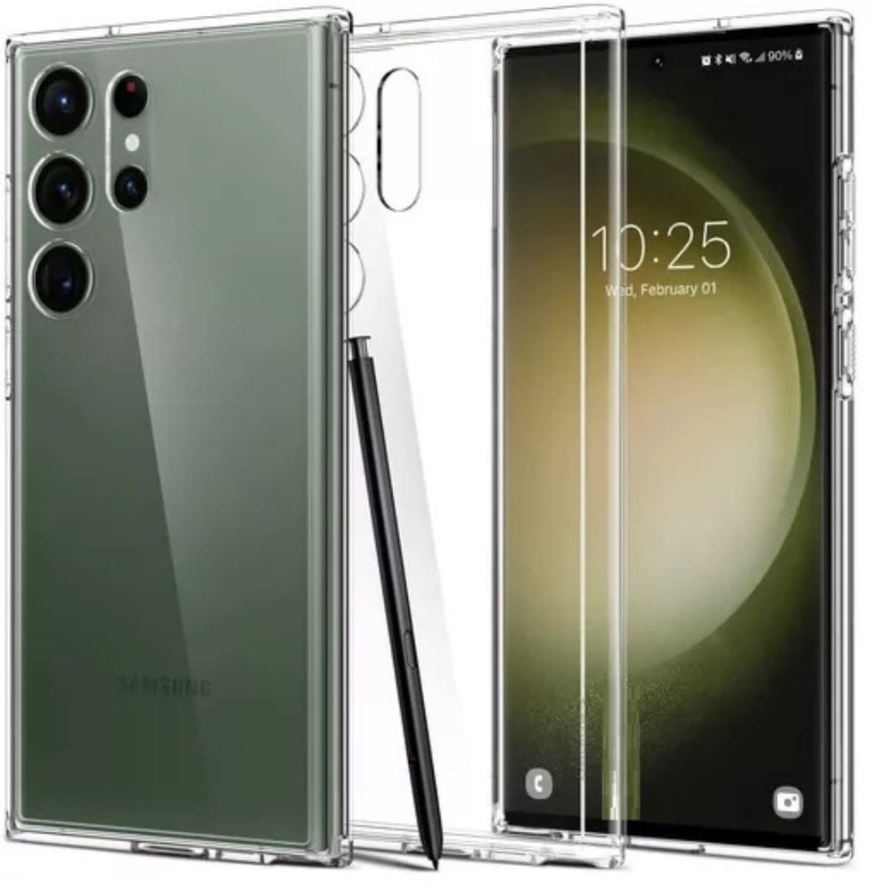 Capa Capinha Space Hybrid Clear Anti-Impacto P/ Samsung Galaxy S24 Ultra
