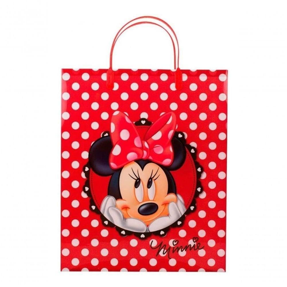 Sacola De Presentes Imagem Minnie 33x9x27cm - Disney