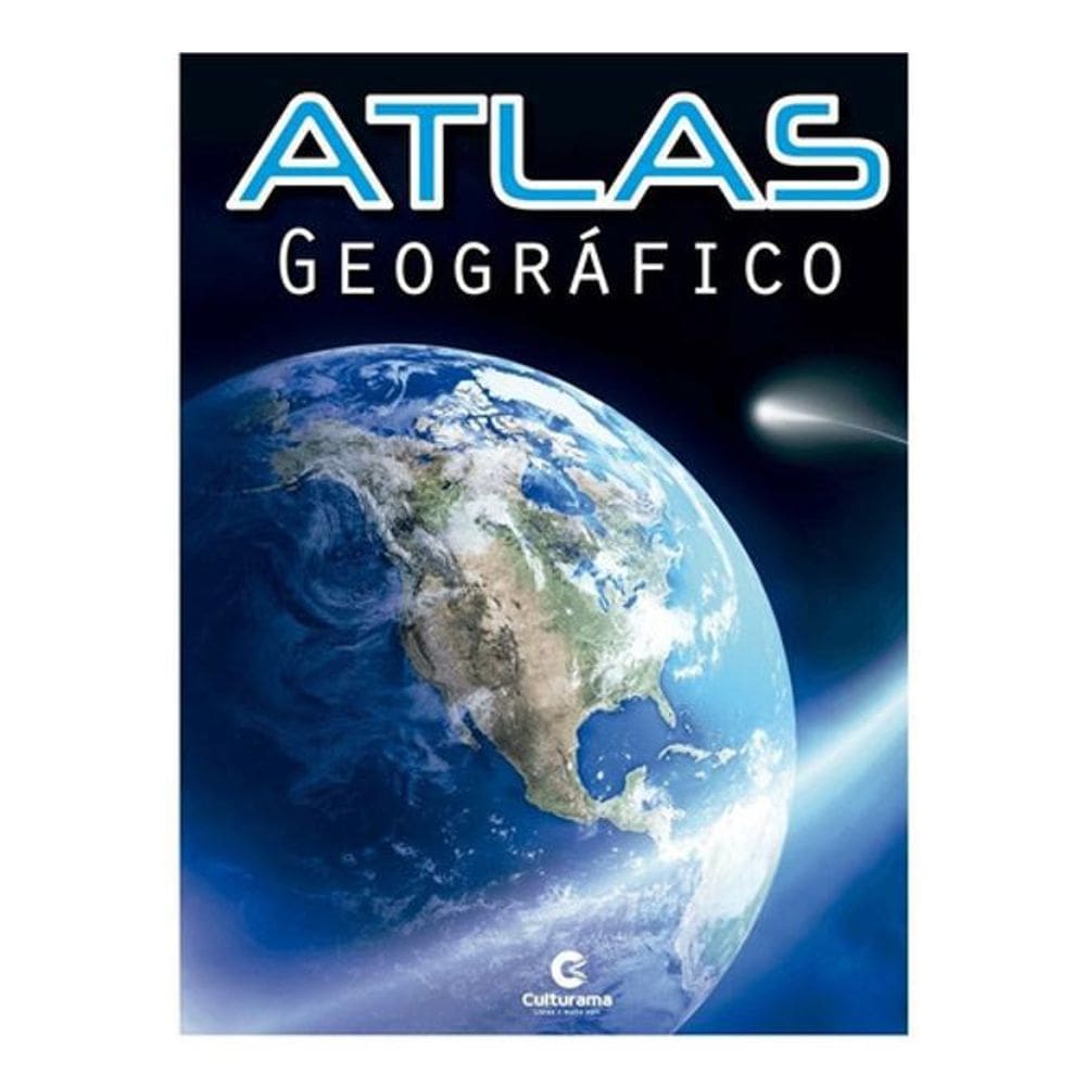 Livro Atlas Geográfico - Bandeiras E Mapas Do Brasil E Mundo