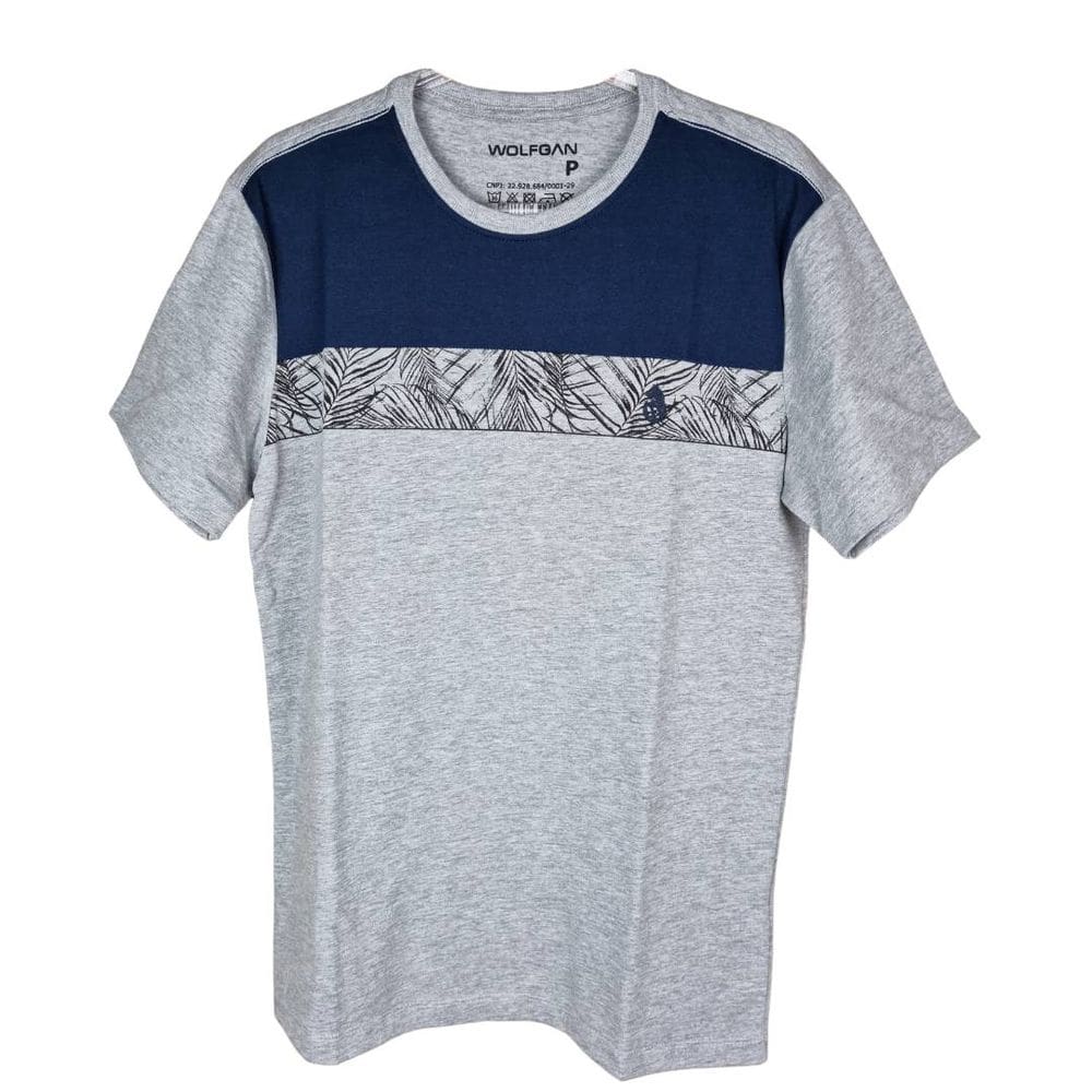 Camiseta Masculina Wolfgan Estampada Floral Despojada Levinha