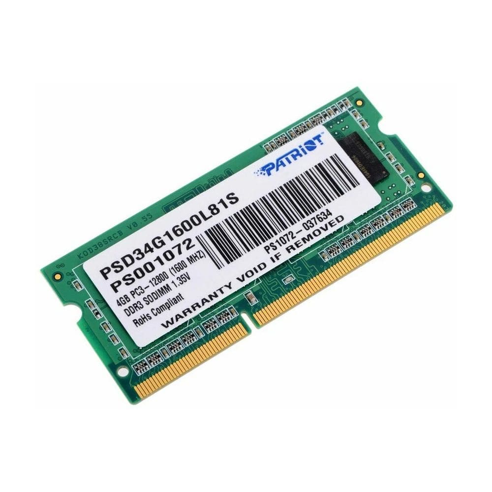 Memória DDR3L, 4GB, 1600MHZ, 1.35V, para Notebook