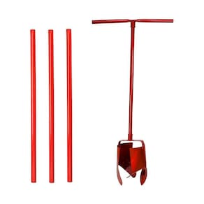 Kit Cavadeira Trado 10pol Cabo Aço Carbono E 03 Extensor