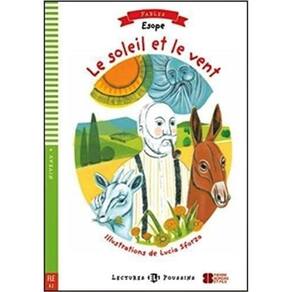 Le Soleil Et Le Vent - Eli Lectures Poussins - Niveau 4 - Livre Avec Video Multi-ROM