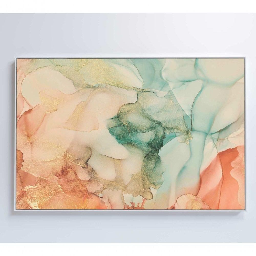 Quadro Formas Abstratas 90x60 Cm Tecido Canvas