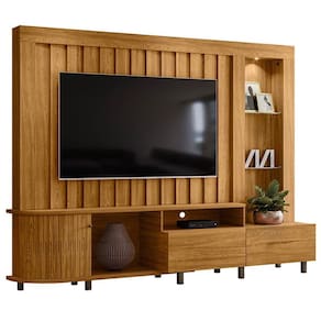 Estante Home Theater Le Mans Cumaru - Madetec