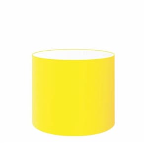Cúpula Abajur Cilíndrica Cp-8013 Ø30x30cm Amarelo