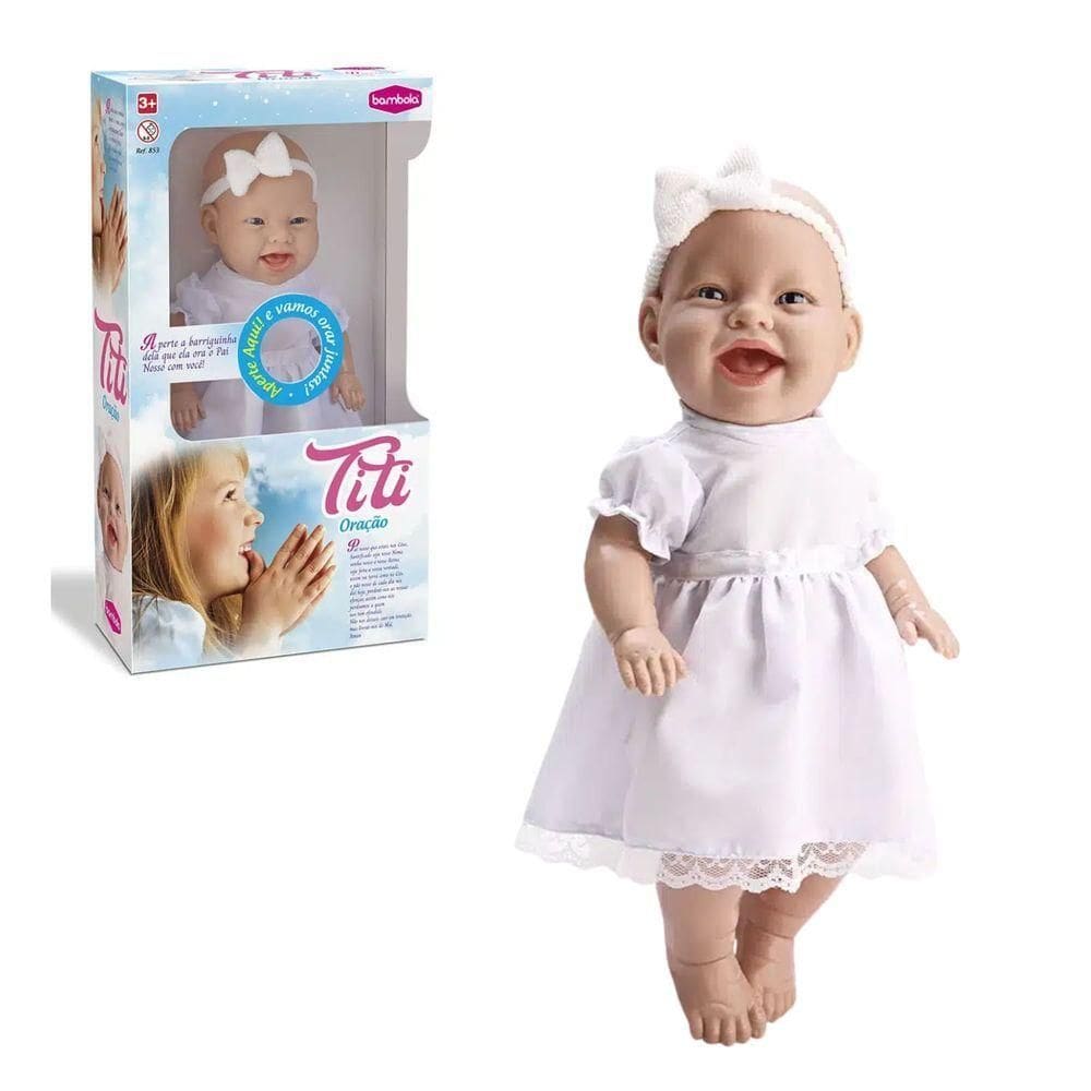 Boneca Titi Oração - Pai Nosso - Bombola