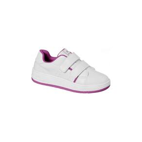 Tênis Infantil Feminino Ortopé Bliss Fecho Duplo Branco Pink