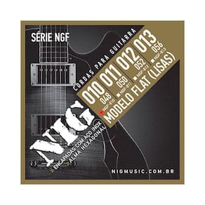 Encordoamento Guitarra Nig .010/.048 Ngf810 Flat - Ec0200