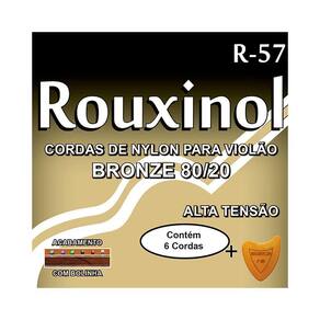Encordoamento P/ Violão Náilon Rouxinol R-57 Tensão Pesada - Ec0100