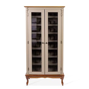 Adega Antique Com 2 Portas De Vidro - 2073-V Cor Laca - Nude