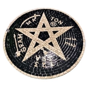 Mandala Simbólica Tetragrammaton Tamanho 80cm