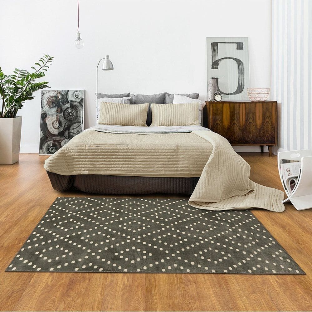 Tapete 100x150cm Foffo Design Sala de Estar Bege