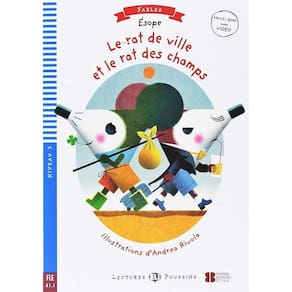 Le Rat De Ville Et Le Rat Des Champs - Hub Lectures Poussin - Niveau 3 - Livre Avec Video Multi-ROM