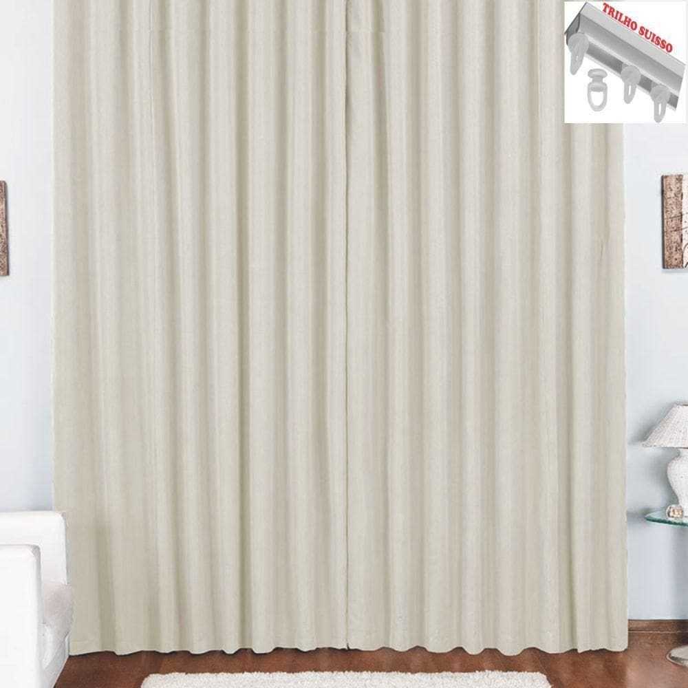 Cortina Tóquio Oxford 4,00M X 2,80M  Palha