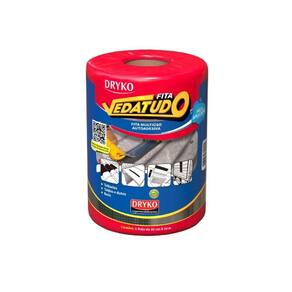 Fita Vedatudo Alumínio Multiuso Autoadesiva - Dryko 20cm X 10m