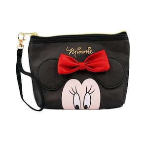 Necessaire Assinatura Rosto Minnie Laço 14x5x21cm - Disney