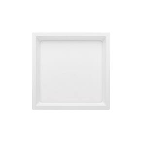 Painel De Led Stella Quadrado Deep De Sobrepor Recuado 17w Bivolt Branco 4000k Luz Neutra