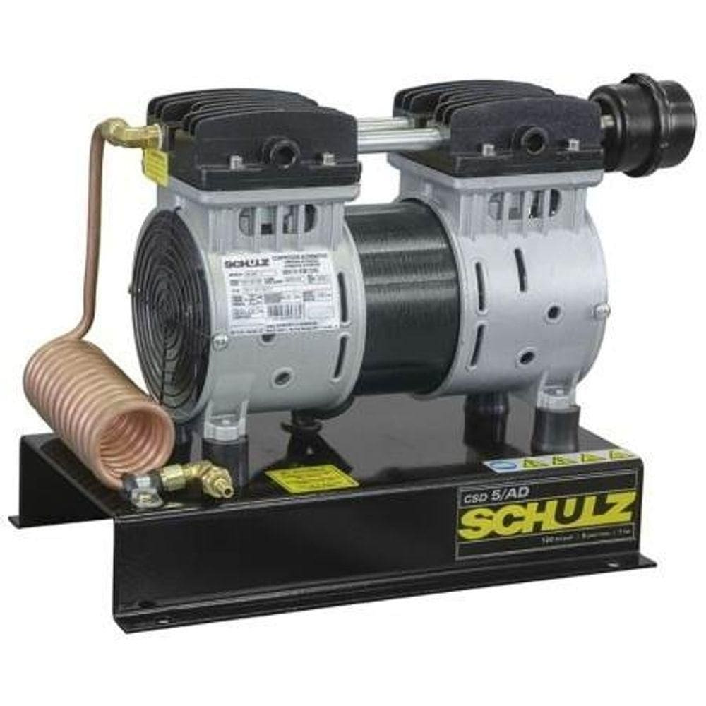 Compressor Schulz Csd 5 Ar Direto 120lbs 1cv Sem óleo Base
