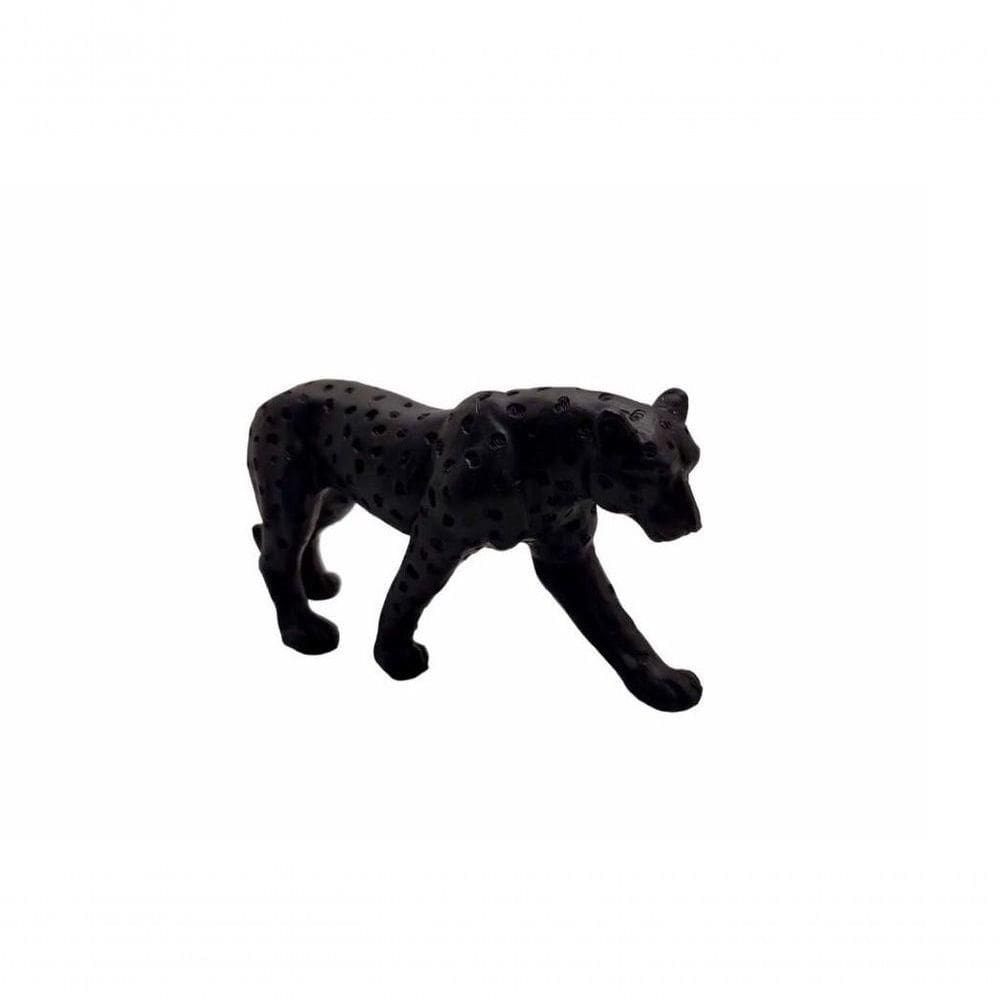 Escultura Leopardo Em Poliresina 15899 Mart