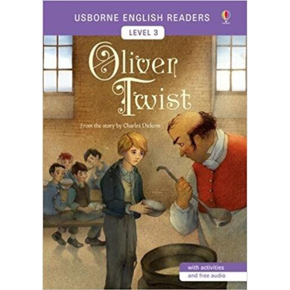 Oliver Twist - Usborne English Readers - Level 3 - Book With Activities And Free Audio