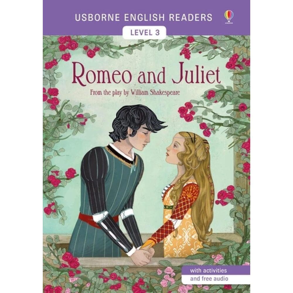 Romeo And Juliet - Usborne English Readers - Level 3 - Book With Activities And Free Audio