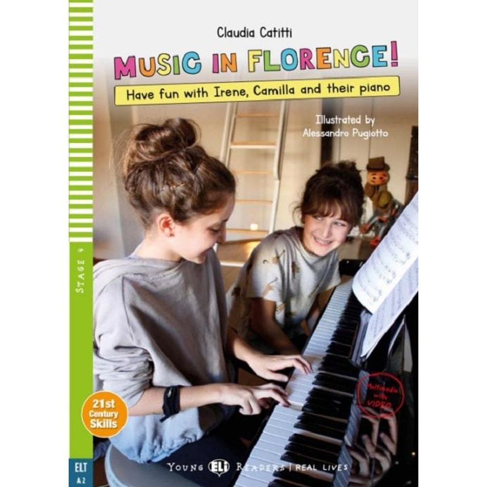 Music In Florence! - Young Hub Readers | Real Lives - Level A2 - Book With Multimidia Download And App