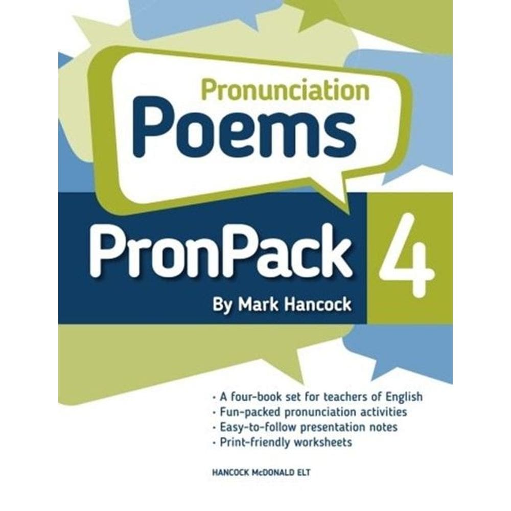 Pronpack 4 - Pronunciation Poems