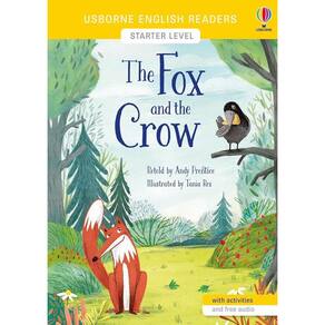 The Fox And The Crow - Usborne English Readers - Level Starter - Book With Activities And Free Audio