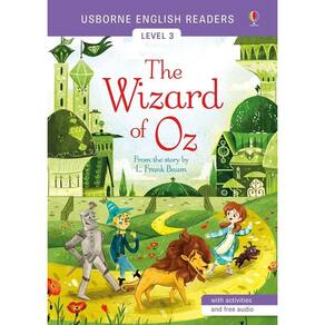 The Wizard Of Oz - Usborne English Readers - Level 3 - Book With Activitires And Online Audio