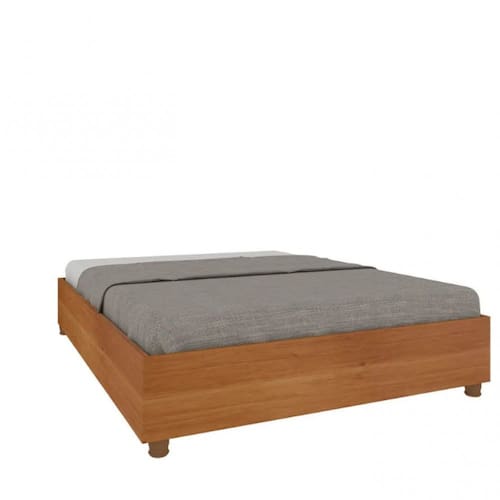 Cama Box Casal Monaco TCIL Móveis - Marrom