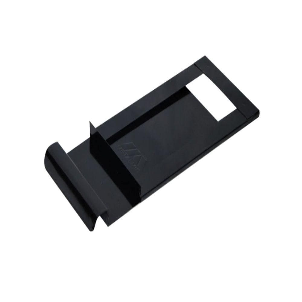 Registro Regulador Chamine Chapa Aço Preta Paulista 15x29cm