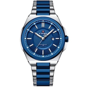 Relógio De Pulso Masculino Analogico Design Casual á Prova D\`água Azul