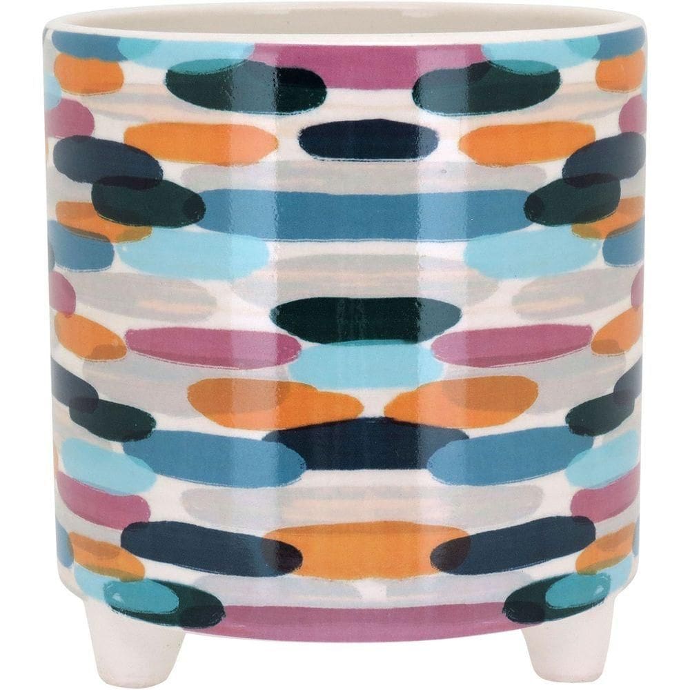 Cachepô Cerâmica 18x17x17cm Color