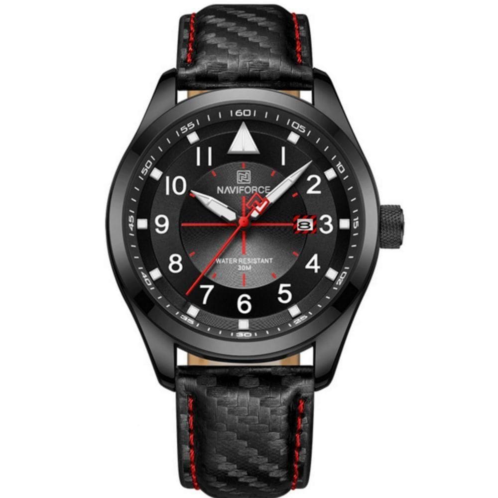 Relógio Esportivo Masculino Quartzo Casual à Prova D \`água Preto
